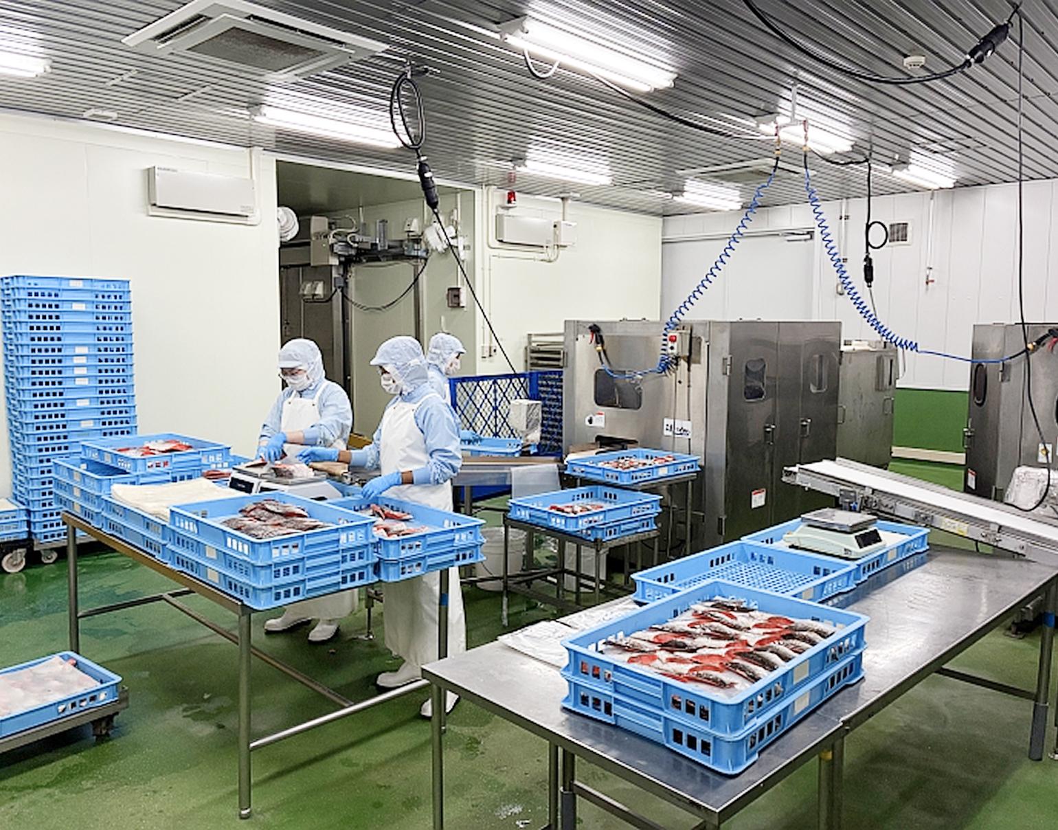 加工場　写真