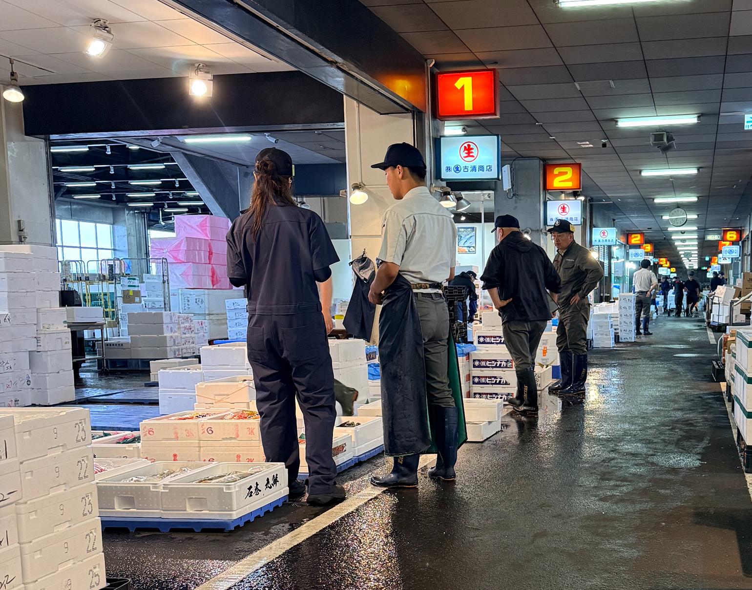 市場　写真