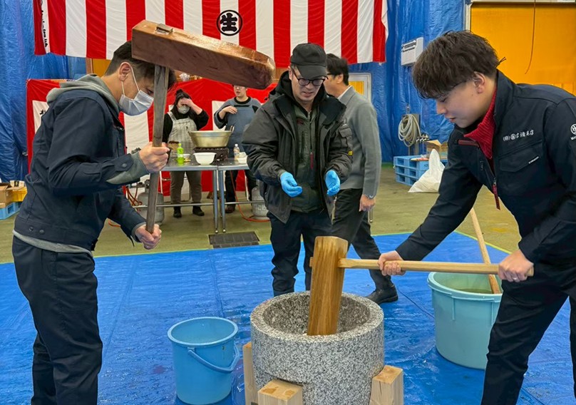餅つき大会　写真